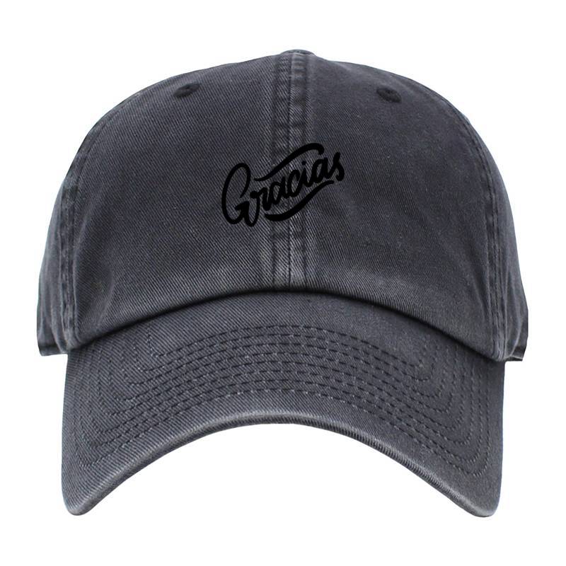 Gracias Black Baseball Cap
