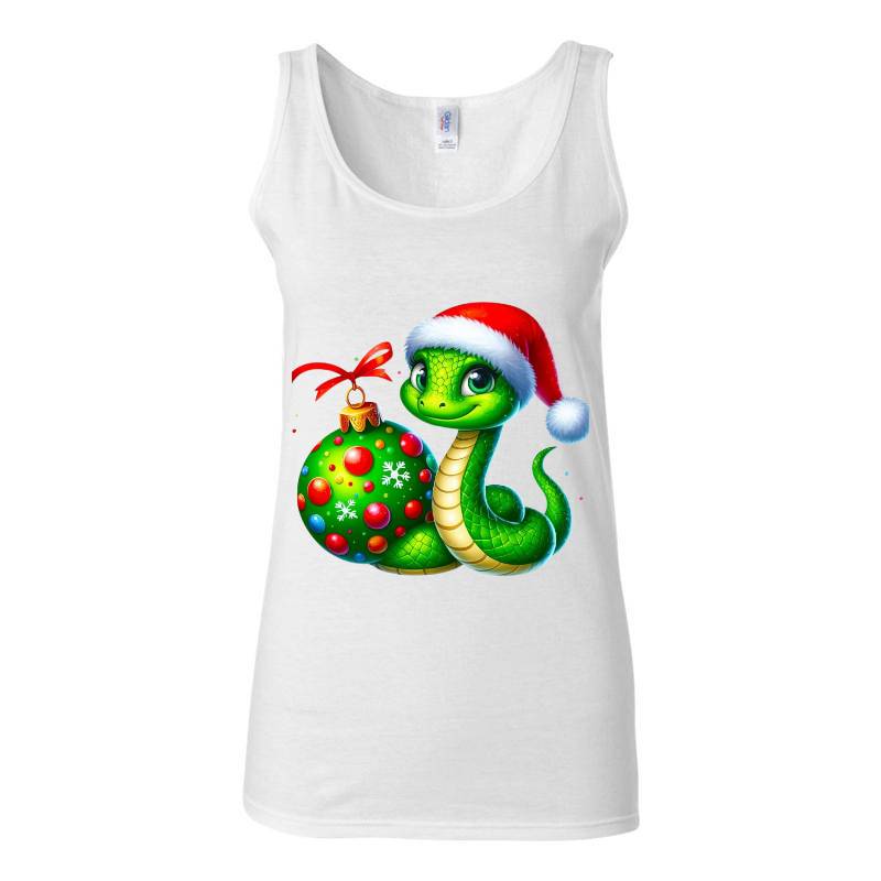Christmas Snake Tank Top T-Shirt