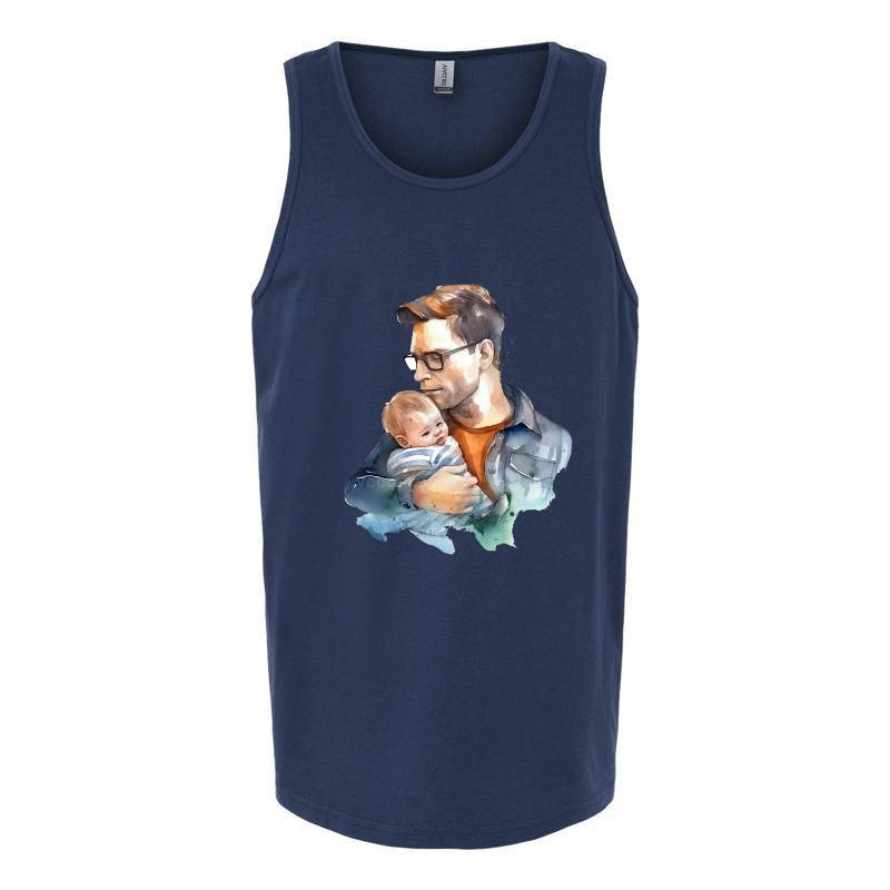 Father Child Tank Top T-Shirt
