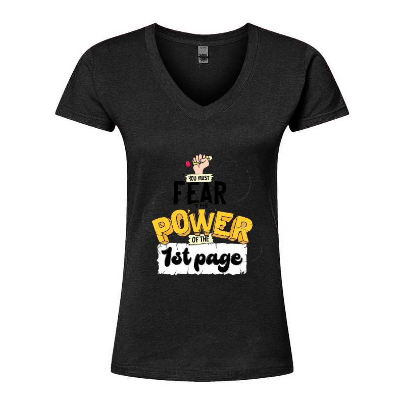 Fear Power V-Neck T-Shirt