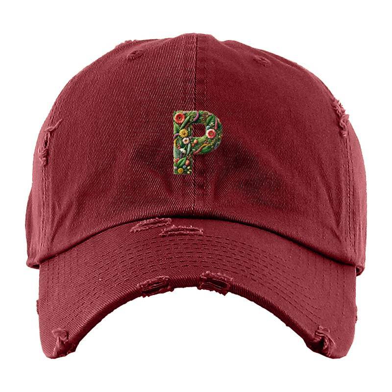 Letter P Baseball Cap