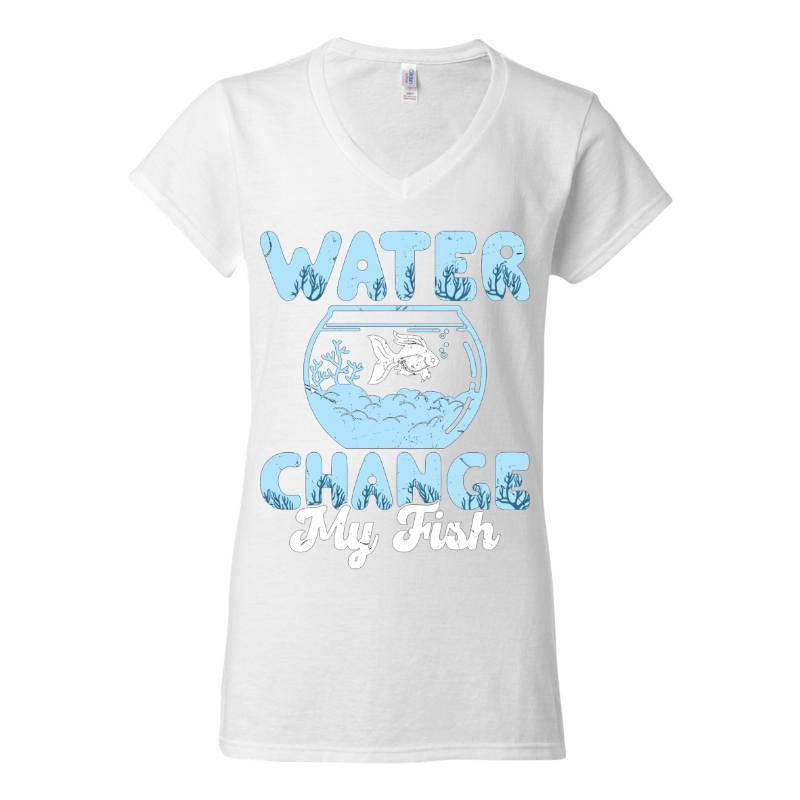 Water Change My Fish V-Neck T-Shirt