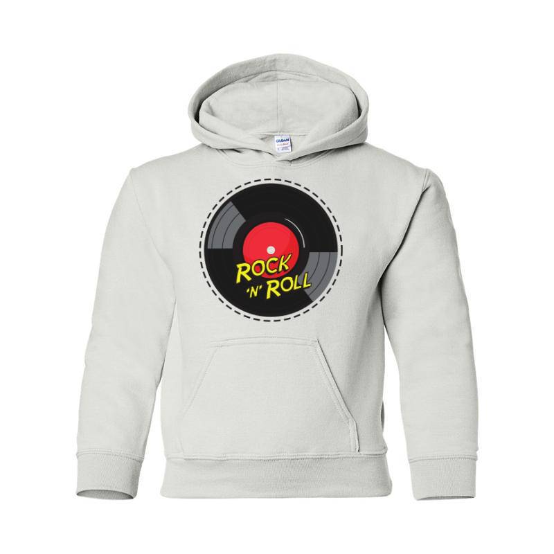 Rock N Roll Hooded Sweatshirt