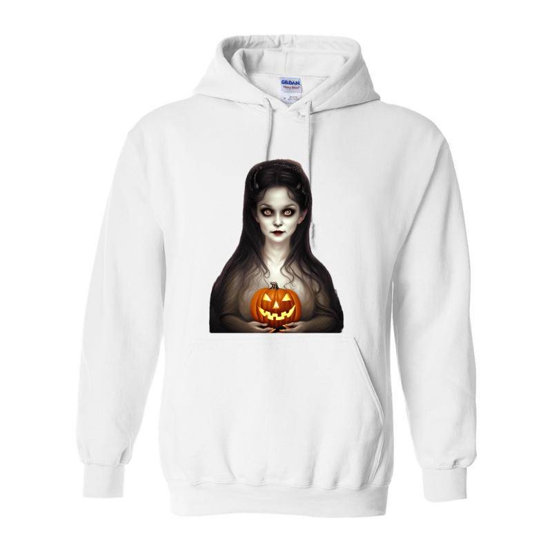 Halloween A Cute Vampire Head Face Hoodie