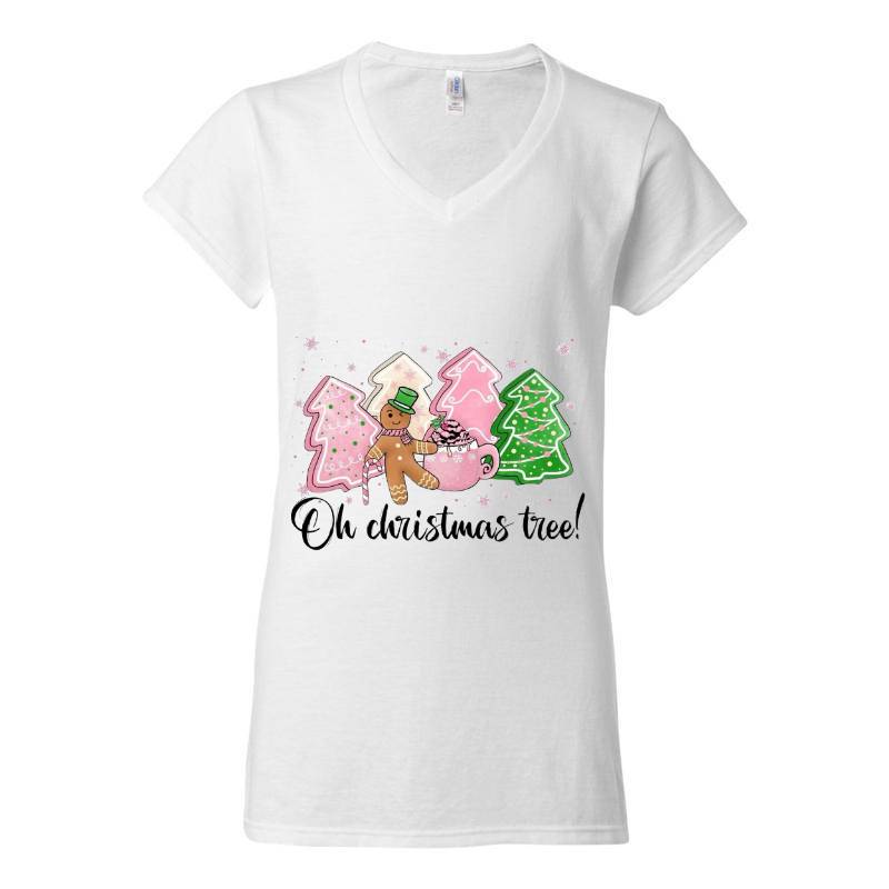Cristmas Tree V-Neck T-Shirt