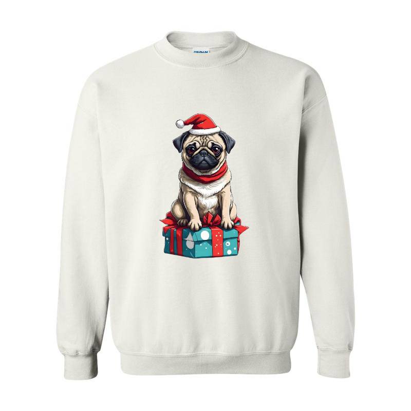 Christmas Dog Crewneck Sweatshirt 