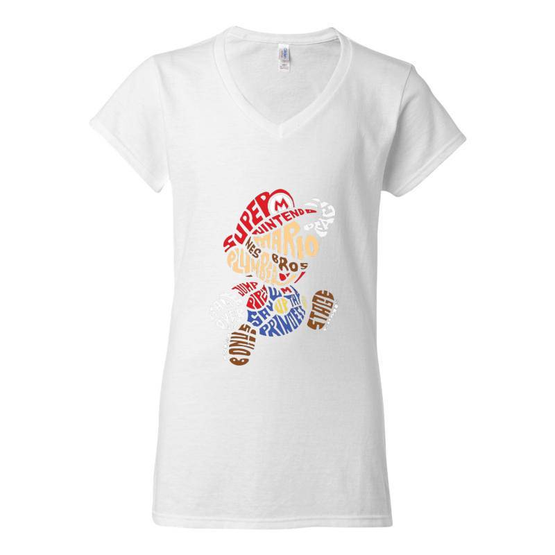 Super Mario V-Neck T-Shirt