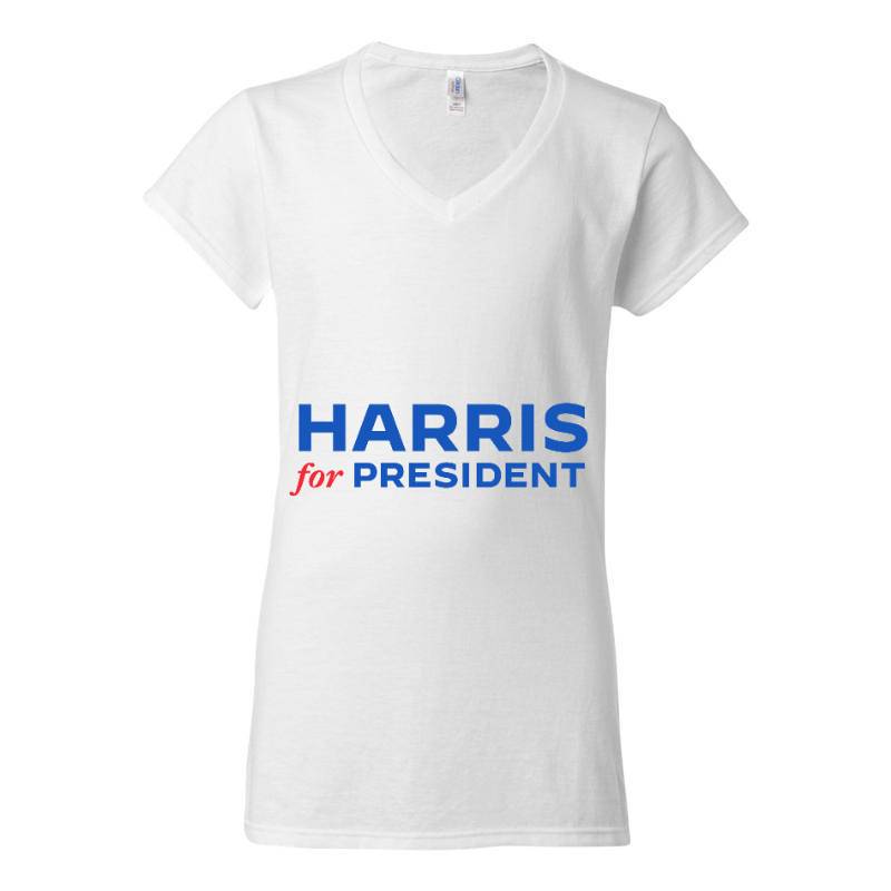 Kamala Harris V-Neck T-Shirt