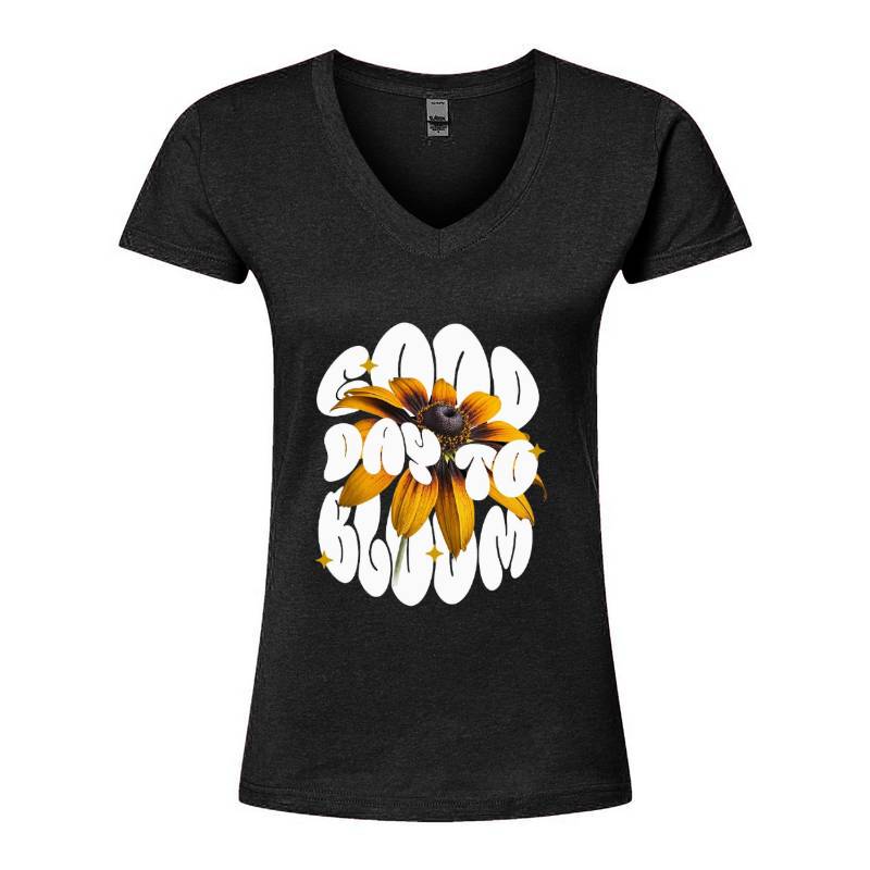Good Day To Bloom V-Neck T-Shirt