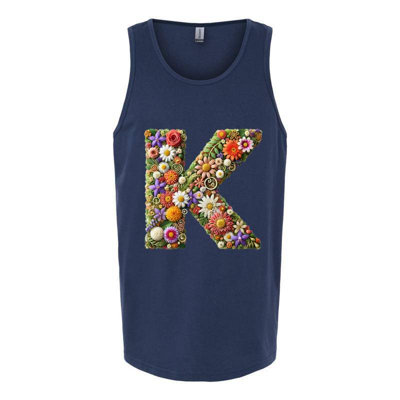 Letter K Tank Top T-Shirt