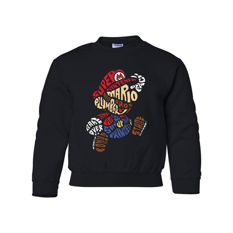 Super Mario Youth Crewneck Sweatshirt 