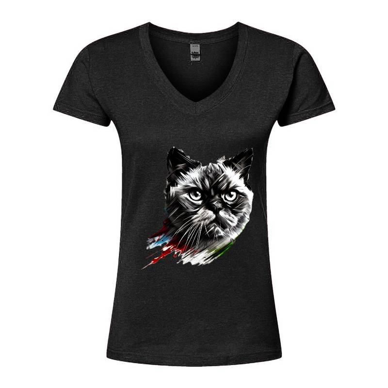 My Cat V-Neck T-Shirt