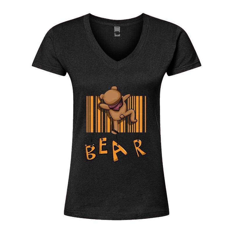 Bear V-Neck T-Shirt