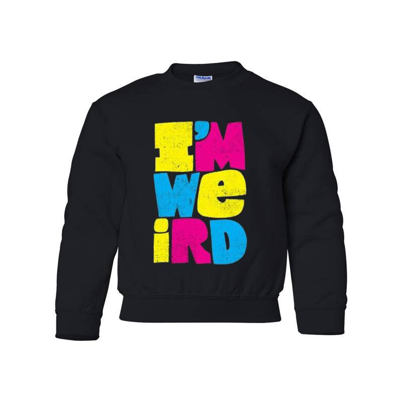 I'm Weird Youth Crewneck Sweatshirt 