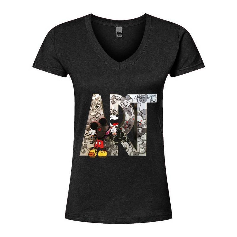 Art V-Neck T-Shirt