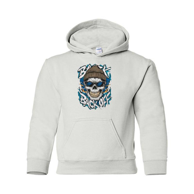 Back off Skull Hooded Sweatshirt