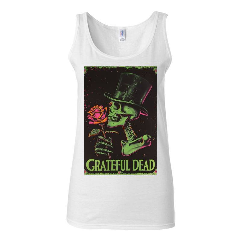 Grateful Dead Skull Tank Top T-Shirt