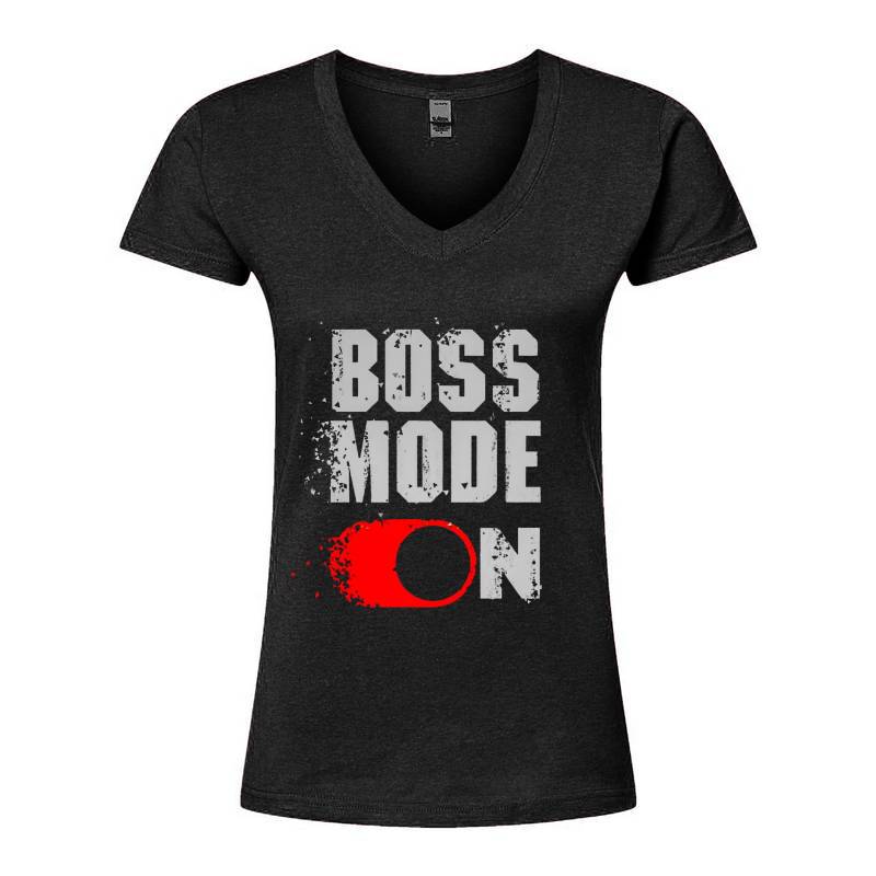 Boss Mode V-Neck T-Shirt