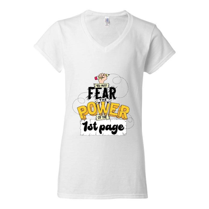 Fear Power V-Neck T-Shirt