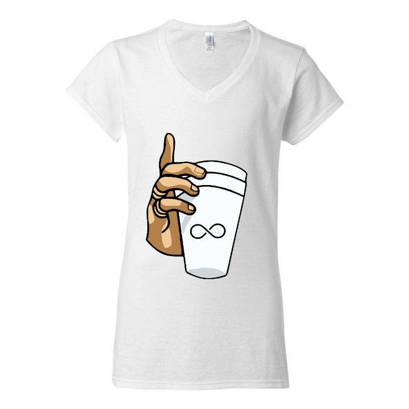 Infinity Mug V-Neck T-Shirt