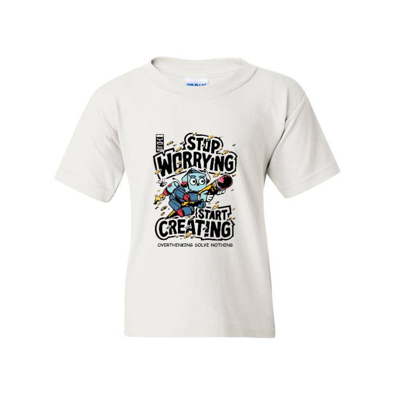 Stop Worrying Start Creating T-Shirt