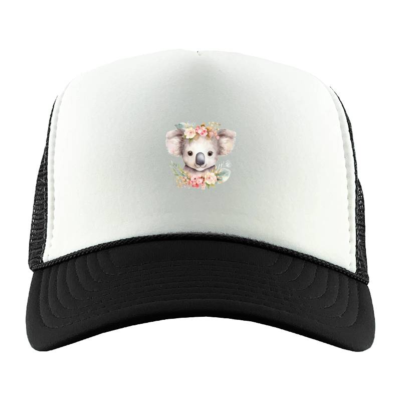 Koala with flower Trucker Hat