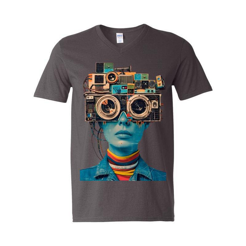 Art Woman V-Neck T-Shirt
