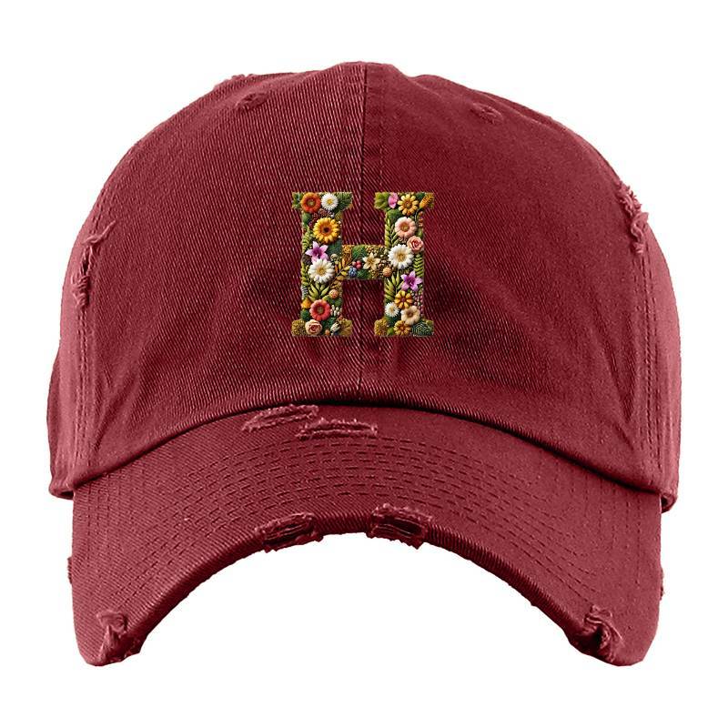 Letter H Baseball Cap