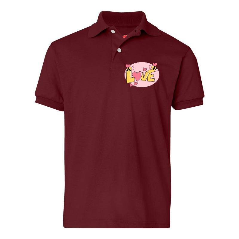 Valentine's Day Polo T-Shirt