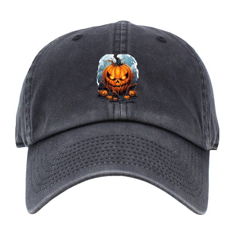 Scary Halloween Cartoon Baseball Cap
