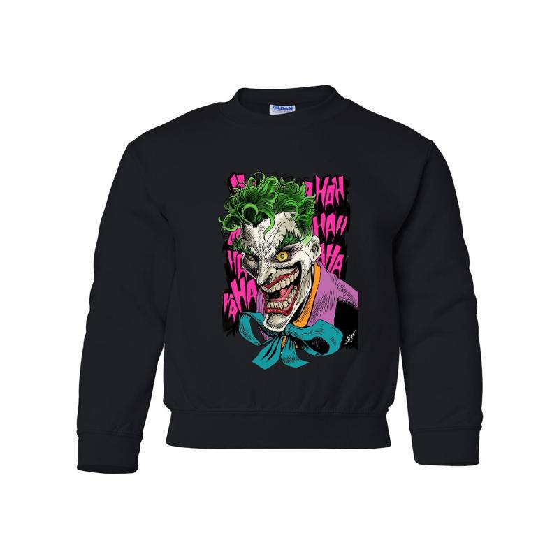 Ha Ha Ha Joker Youth Crewneck Sweatshirt 