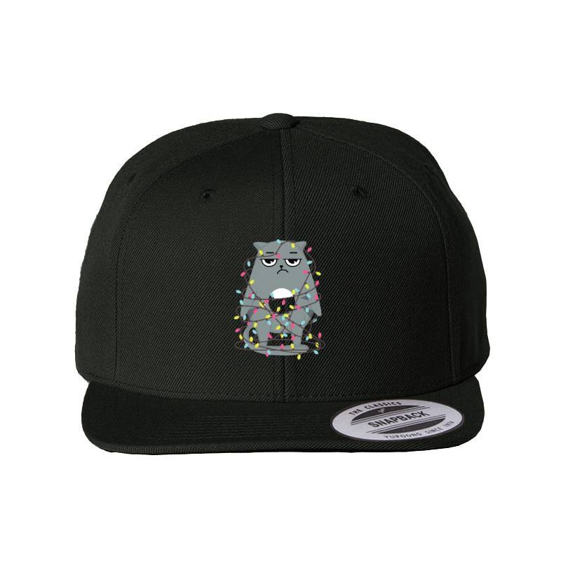 Cristmas cat Snapback Cap