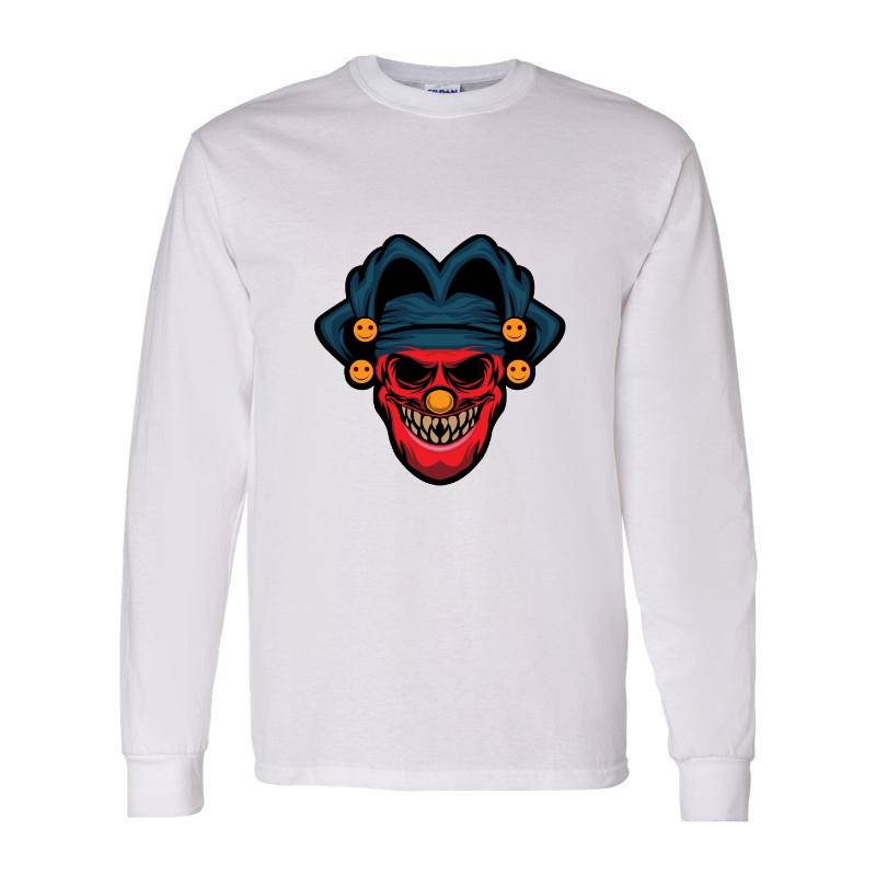 Evil Clown Long Sleeve Shirt