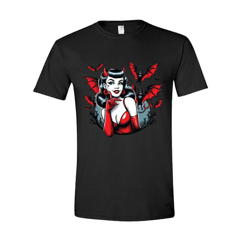 Devil Bats Ladies Fitted T-Shirt