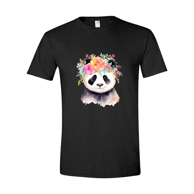 Panda with flowers T-Shirt