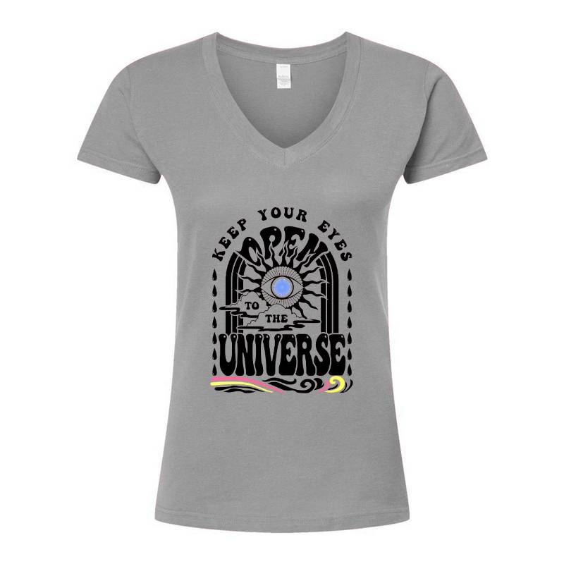Keep Your Eyes Open V-Neck T-Shirt
