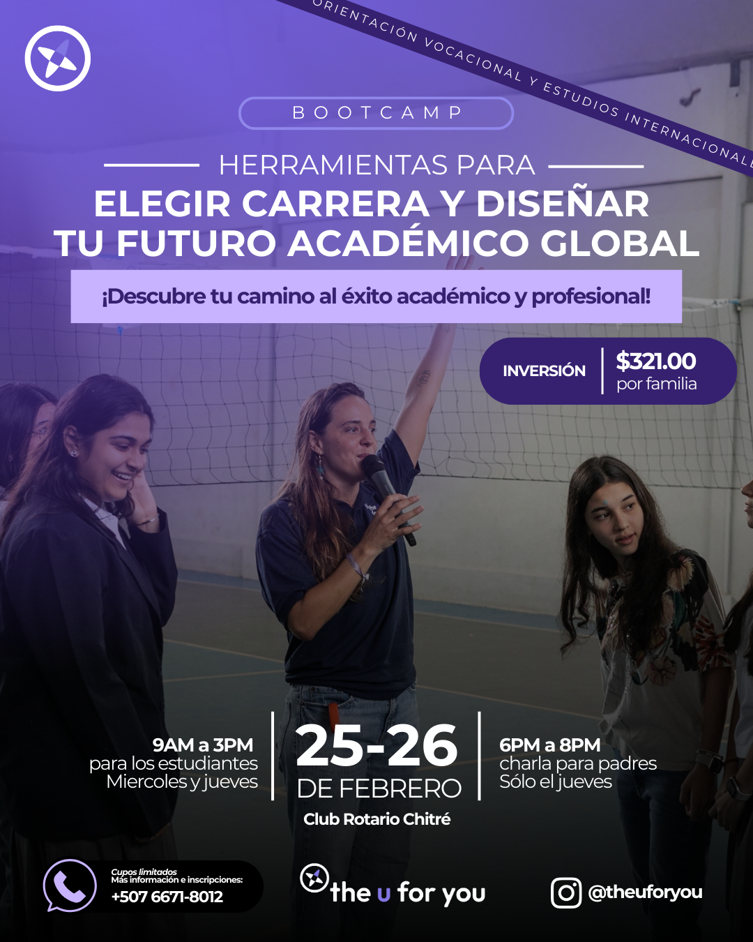 Bootcamp: Herramientas para Elegir Carrera y Diseñar tu Futuro Académico Global