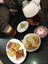 Tortilla de patata en Cafetería Caña Hueca, Santiago de Compostela