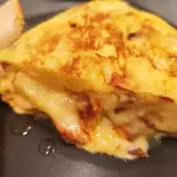 Tortilla de patata en Cal Llop Cafeteria, Berga