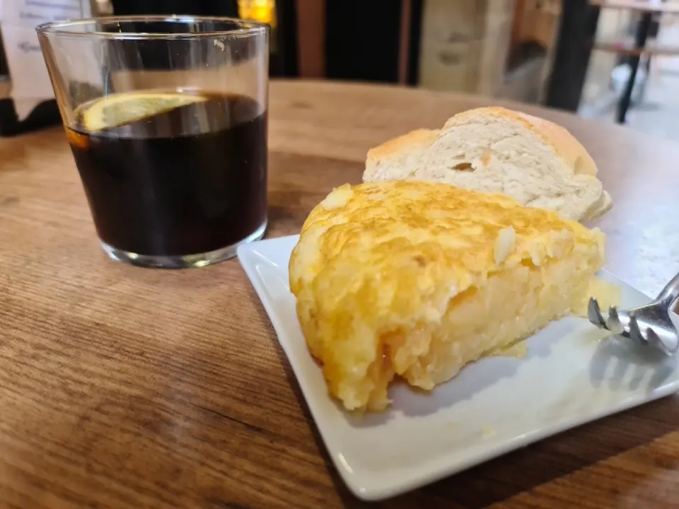 Tortilla en Bar Sebas