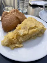 Tortilla de patata en Cafetería-Heladería Elizalde y Casa Salinas, Pamplona