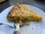 Tortilla de patata en Bar Manuel Ribadiso, Ribadiso