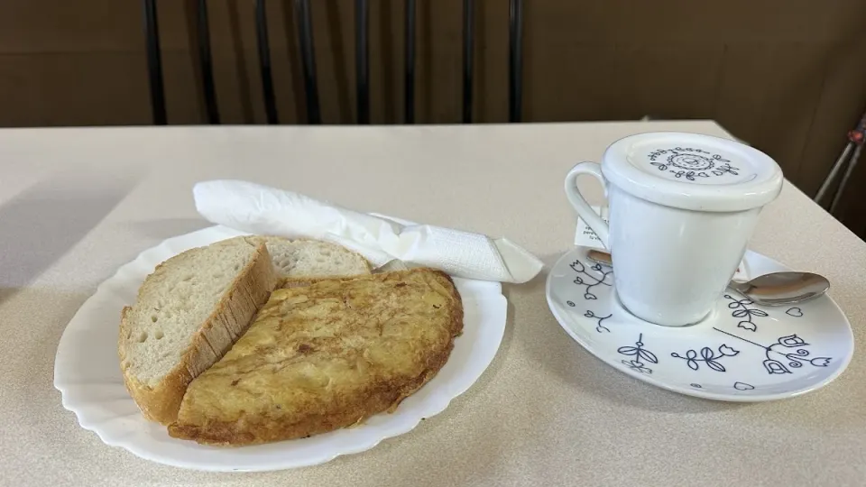 Tortilla en Bar San Roque