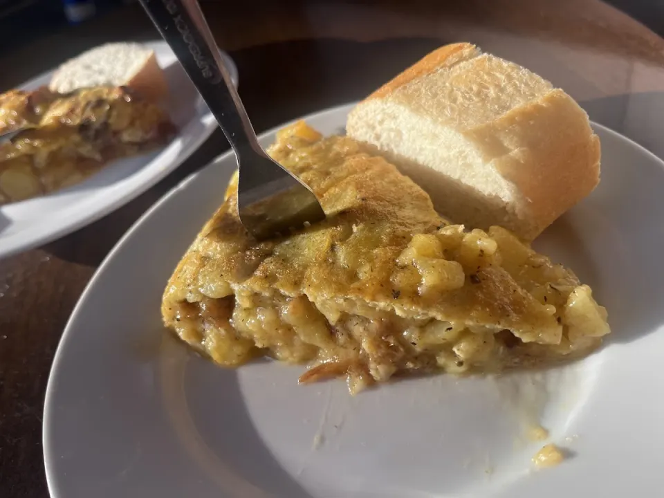 Tortilla en Cafetería Galeon