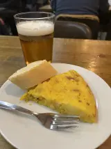 Tortilla de patata en Gorde Taberna, Bilbao