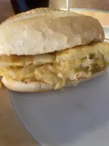 Tortilla de patata en Bar Narrondo, Zumaia