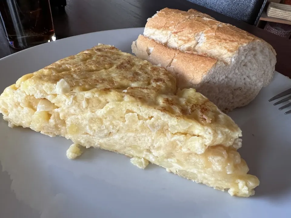 Tortilla en Restaurante Azabache