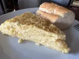 Tortilla de patata en Restaurante Azabache, Alcobendas