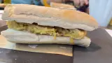 Tortilla de patata en La Huevería Melide, Melide