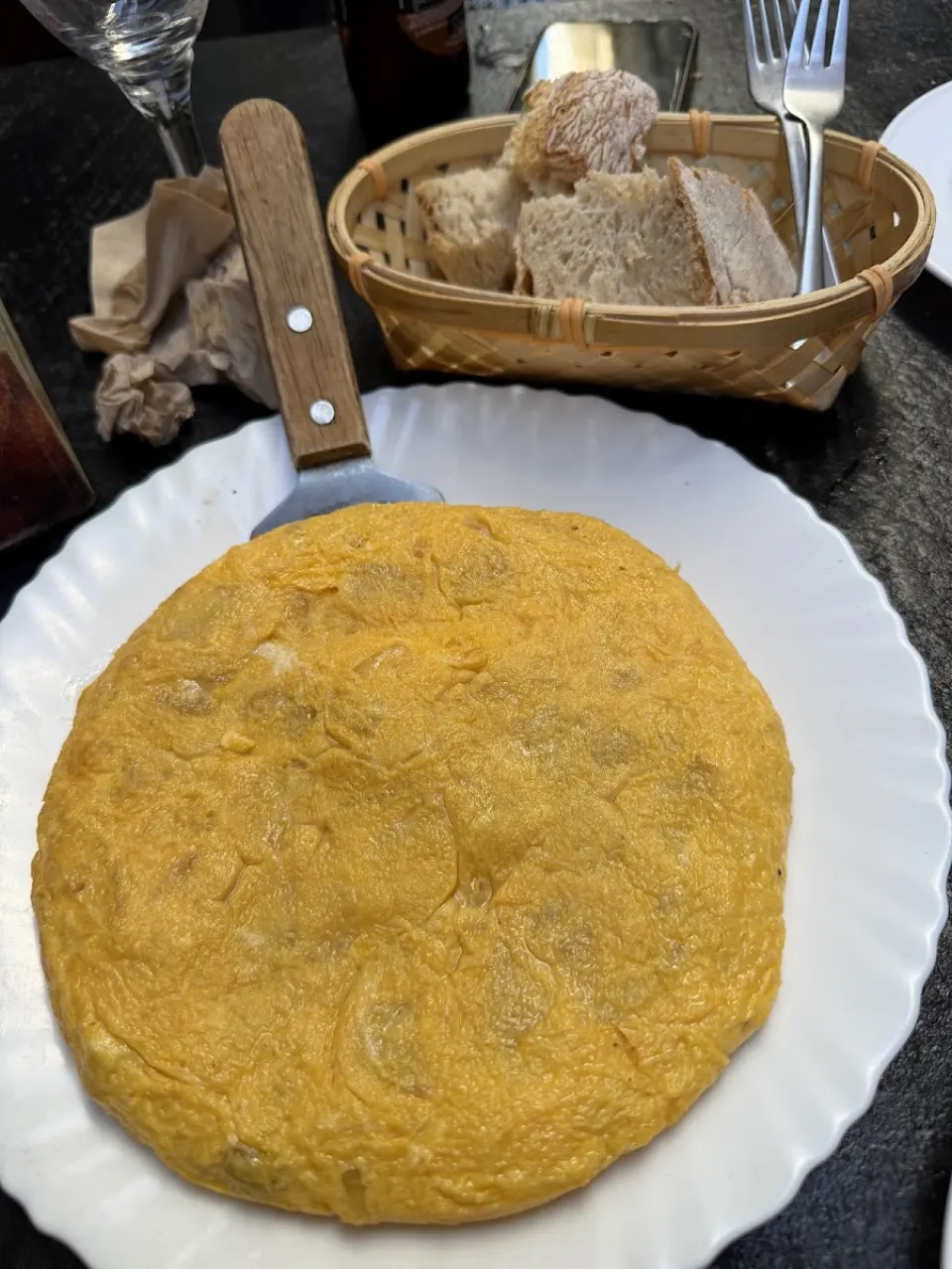Tortilla en Bar Kutako